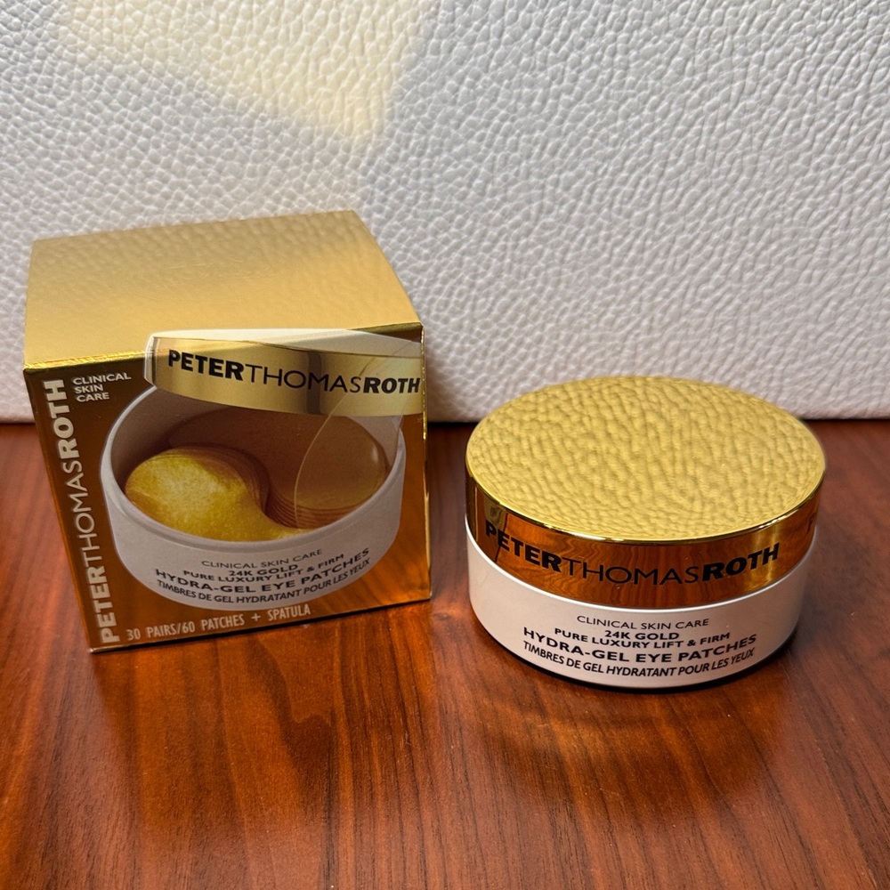 Brand New-24K GOLD PURE LUXURY LIFT & FIRM HYDRA-GEL EYE PATCHES